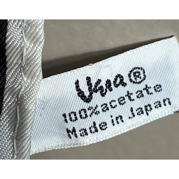 Vera Scarf Black White Polka Dot 23" Square Vtg Acetate Classic Accessories - Picture 3 of 9